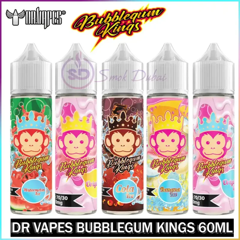Dr Vape Bubblegum Kings 60ml in Dubai UAE– Sweet & Bold Flavor
