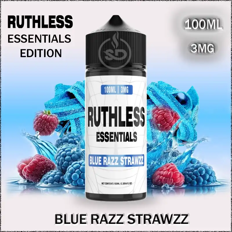 Buy Blue Razz Strawzz 100mL – Ruthless E-juice