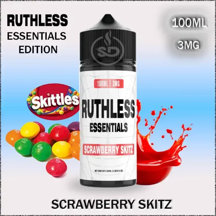 RUTHLESS-ESSENTIALS-EDITION-100ML-SCRAWBERRY-SKITZ