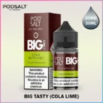 Pod Salt Big Tasty Cola With Lime Nic Salt 25mg
