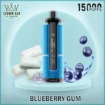 AL-FAKHER-CROWN-BAR-HYPERMAX-15000-PUFFS-Blueberry-Gum