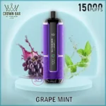 AL-FAKHER-CROWN-BAR-HYPERMAX-15000-PUFFS-Grape-Mint