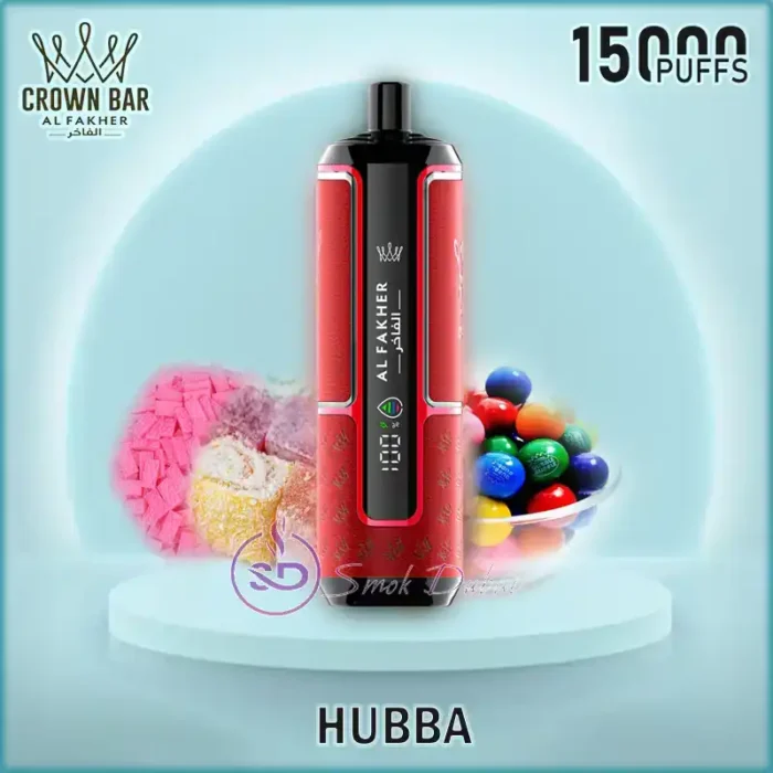 AL-FAKHER-CROWN-BAR-HYPERMAX-15000-PUFFS-Hubba