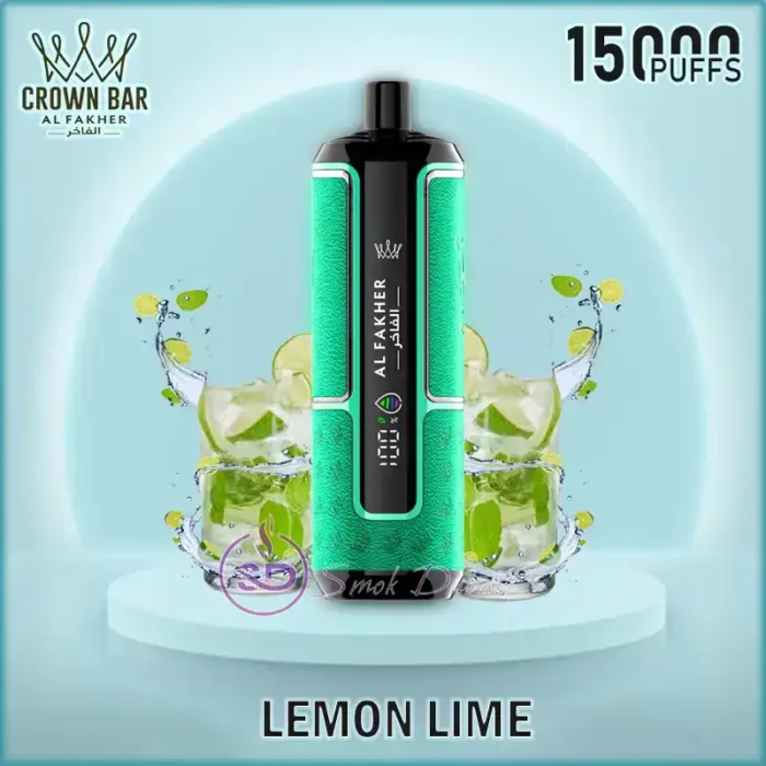 AL-FAKHER-CROWN-BAR-HYPERMAX-15000-PUFFS-Lemon-Lime