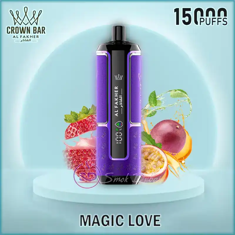 AL-FAKHER-CROWN-BAR-HYPERMAX-15000-PUFFS-Magic-Love