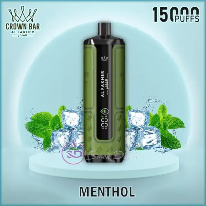 AL-FAKHER-CROWN-BAR-HYPERMAX-15000-PUFFS-Menthol