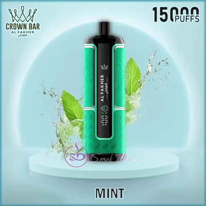 AL-FAKHER-CROWN-BAR-HYPERMAX-15000-PUFFS-Mint