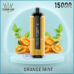 AL-FAKHER-CROWN-BAR-HYPERMAX-15000-PUFFS-Orange-Mint