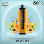 AL-FAKHER-CROWN-BAR-HYPERMAX-15000-PUFFS-Peach-Ice
