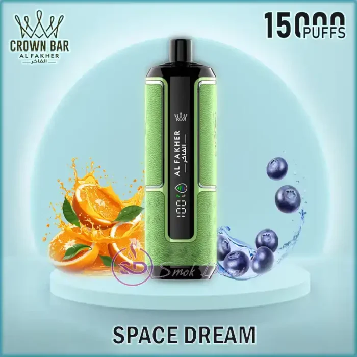 AL-FAKHER-CROWN-BAR-HYPERMAX-15000-PUFFS-Space-Dream