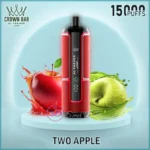 AL-FAKHER-CROWN-BAR-HYPERMAX-15000-PUFFS-Two-Apple