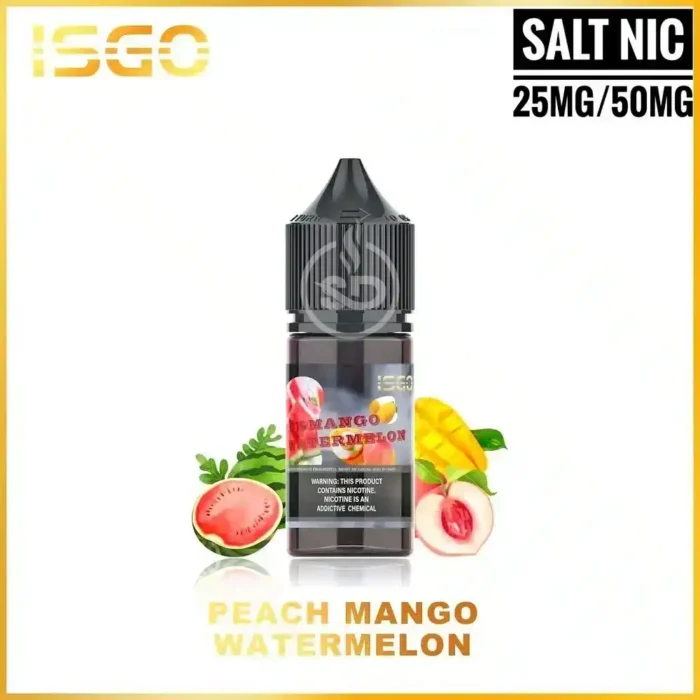 ISGO-SALTNIC-30ML-IN-UAE-Peach-Mango-Watermelon