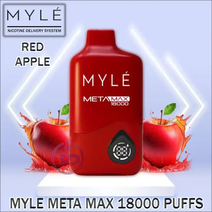 Myle-Meta-Max-18000-Puffs-Disposable-Vape-Red-Apple