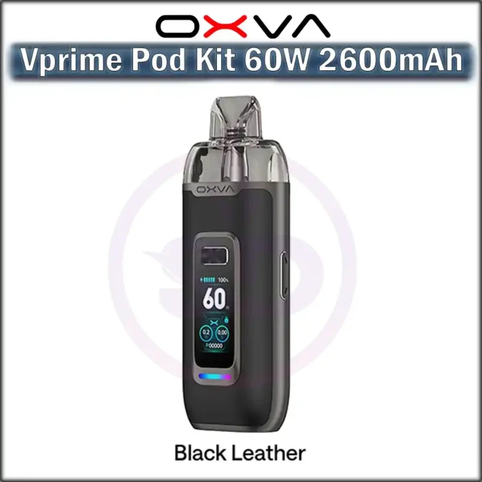 OXVA-VPRIME-Pod-Kit-Black-Leather