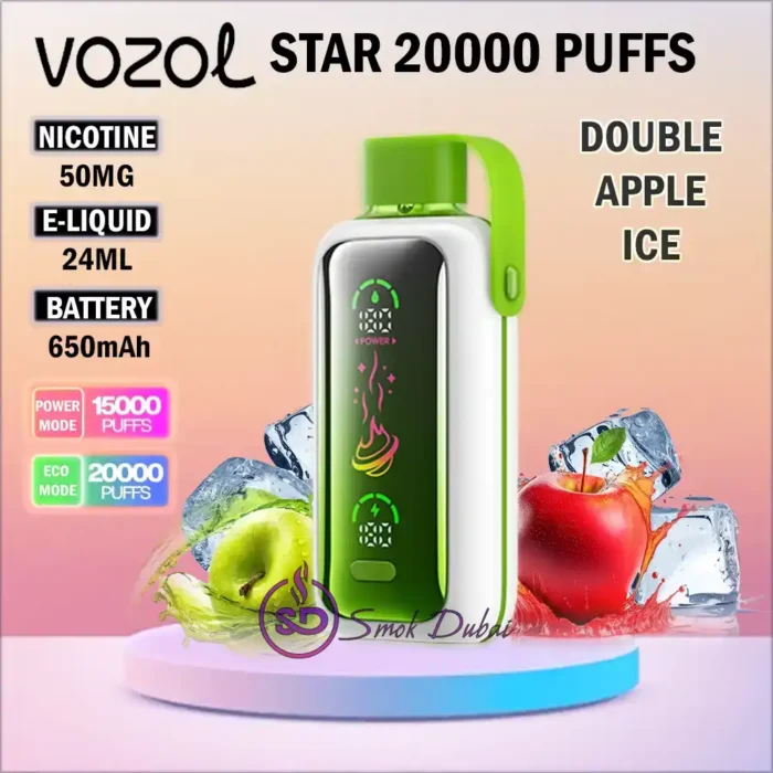 Vozol-Star-20000-Puffs-Disposable-Double-Apple-Ice