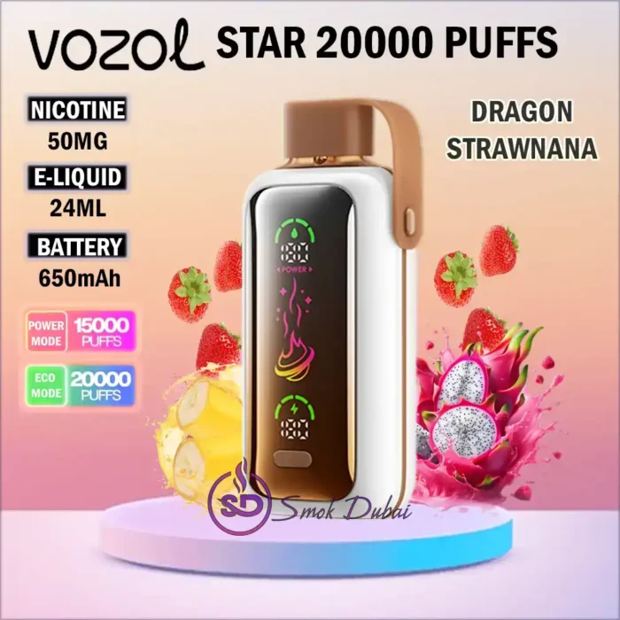 Vozol-Star-20000-Puffs-Disposable-Dragon-Strawnana