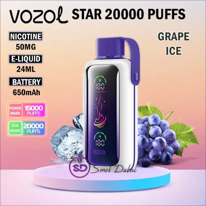 Vozol-Star-20000-Puffs-Disposable-Grape-Ice