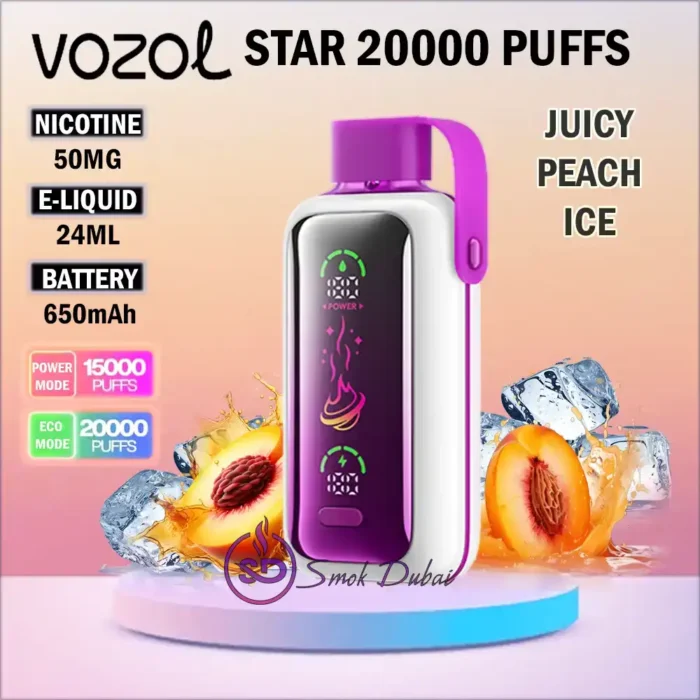 Vozol-Star-20000-Puffs-Disposable-Juicy-Peach-Ice