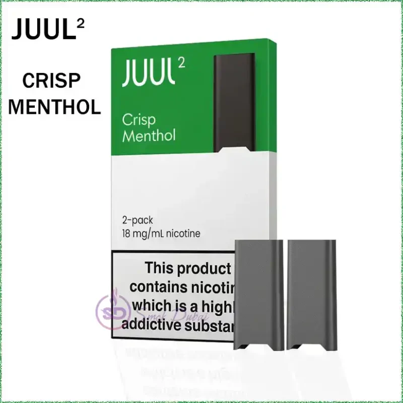 Crisp Menthol Juul 2 PodsCrisp Menthol Juul 2 Pods