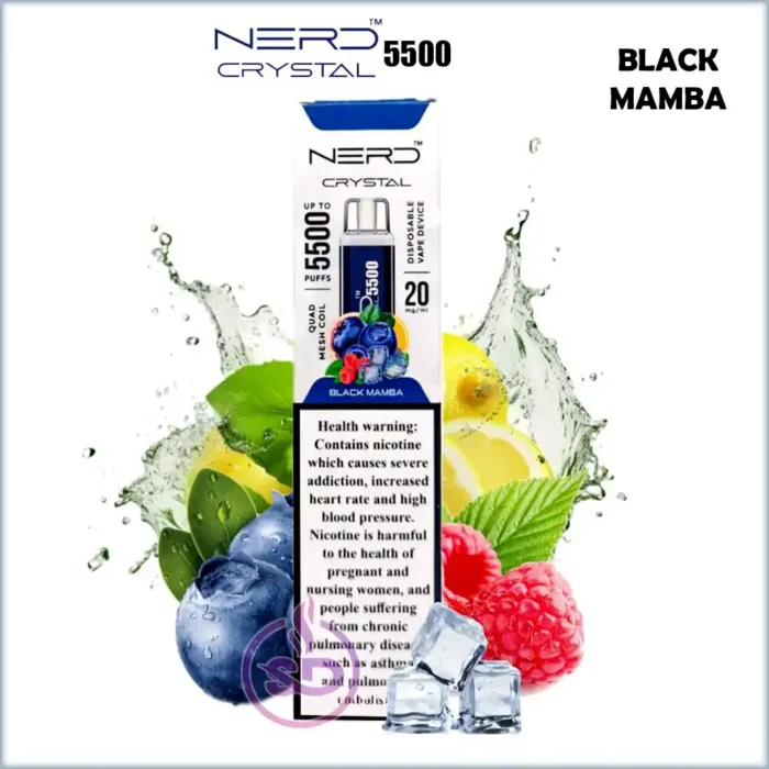 BLACK-MAMBA-Buy-NERD-Crystal-Disposable-in-Dubai-NERD-5500-Crystal-Disposable-Dubai-NERD-5500-UAE-NERD-Crystal-5500-Vape-Shop-near-me