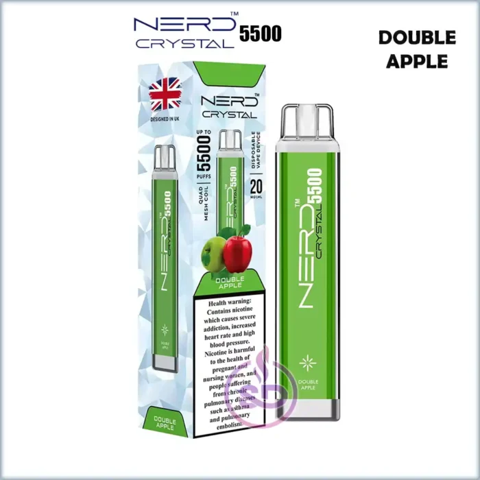 DOUBLE-APPLE-Buy-NERD-Crystal-Disposable-in-Dubai-NERD-5500-Crystal-Disposable-Dubai-NERD-5500-UAE-NERD-Crystal-5500-Vape-Shop-near-me