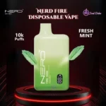 Nerd Fire 10000 Puffs Disposable Vape Fresh Mint