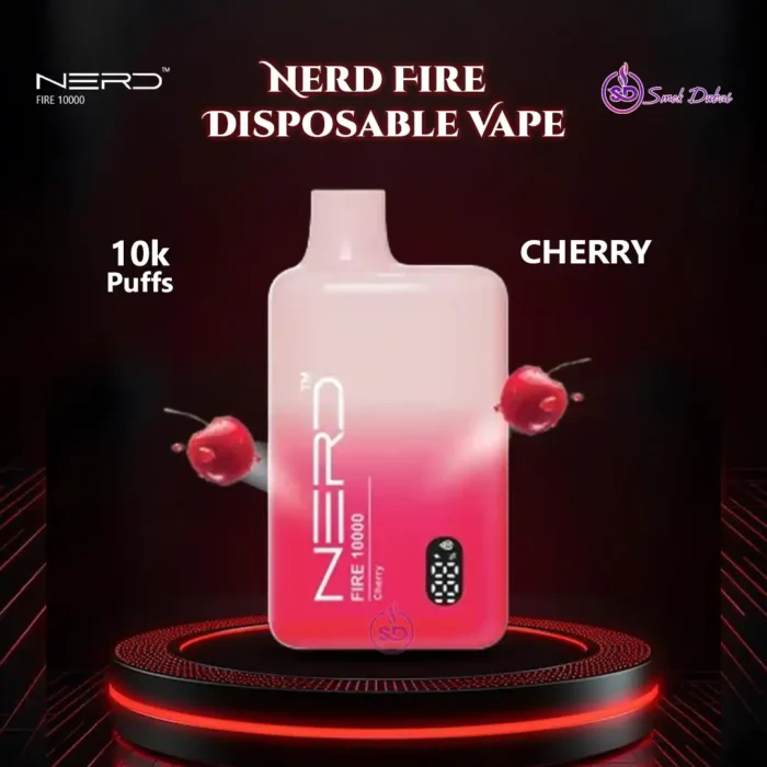 Nerd Fire 10000 Puffs Disposable Vape Cherry
