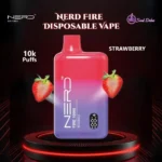 Nerd Fire 10000 Puffs Disposable Vape Strawberry