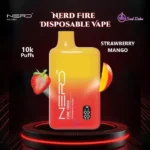 Nerd Fire 10000 Puffs Disposable Vape Strawberry Mango