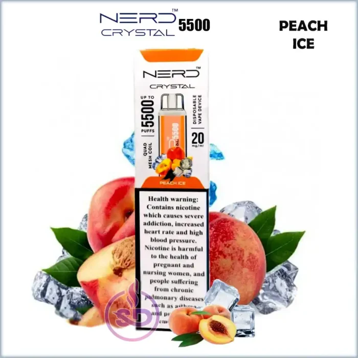 PEACH-ICE-Buy-NERD-Crystal-Disposable-in-Dubai-NERD-5500-Crystal-Disposable-Dubai-NERD-5500-UAE-NERD-Crystal-5500-Vape-Shop-near-me