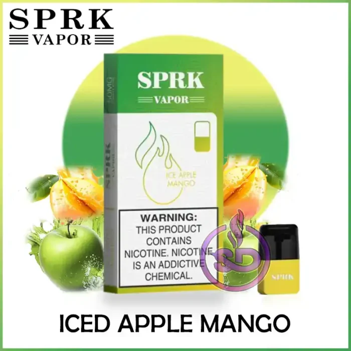 Sprk Vapor v4 Pod Iced Apple Mango