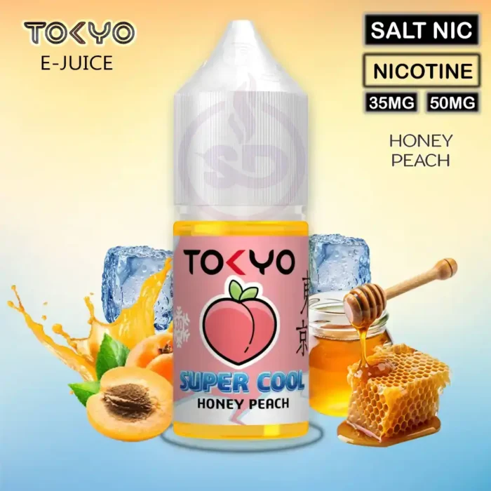 Tokyo-Super-Cool-SaltNic-30ml-Honey-Peach
