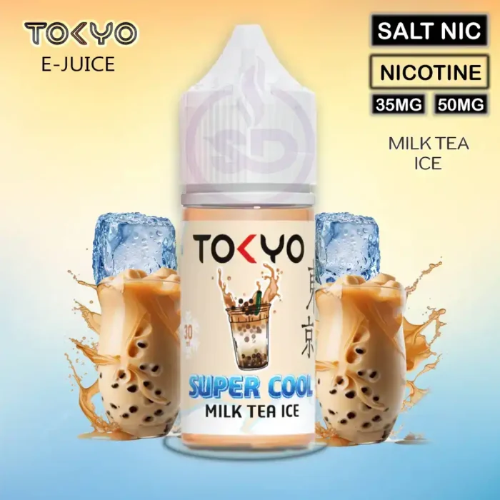 Tokyo-Super-Cool-SaltNic-30ml-Milk-Tea-Ice