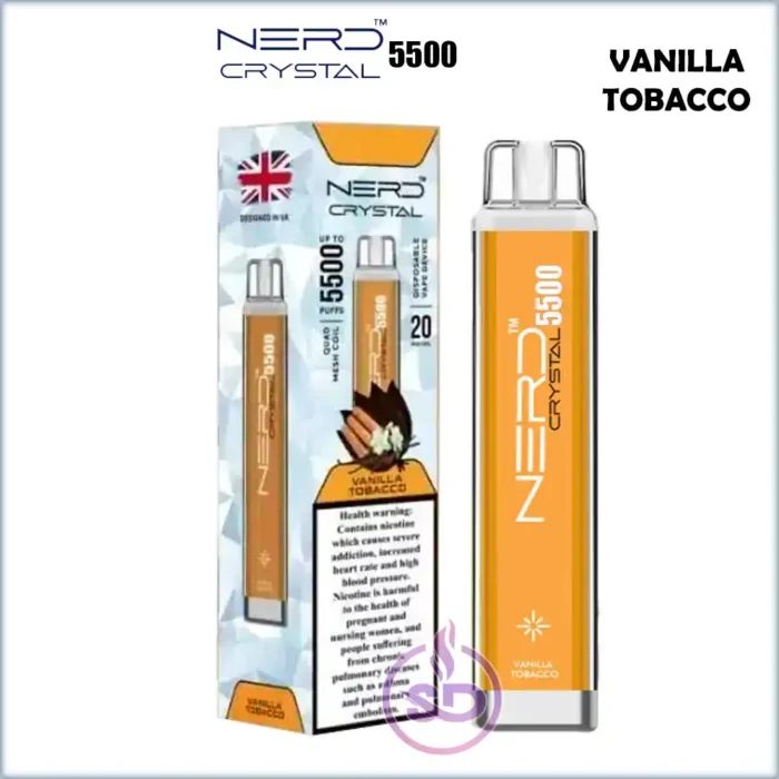 VANILLA-TOBACCO-Buy-NERD-Crystal-Disposable-in-Dubai-NERD-5500-Crystal-Disposable-Dubai-NERD-5500-UAE-NERD-Crystal-5500-Vape-Shop-near-me