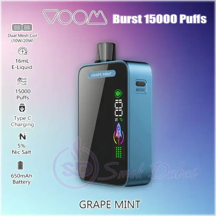 Voom-Burst-15000-Puffs-Grape-Mint