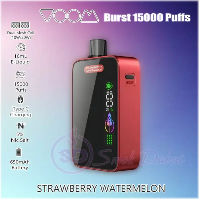 Voom-Burst-15000-Puffs-Strawberry-Watermelon