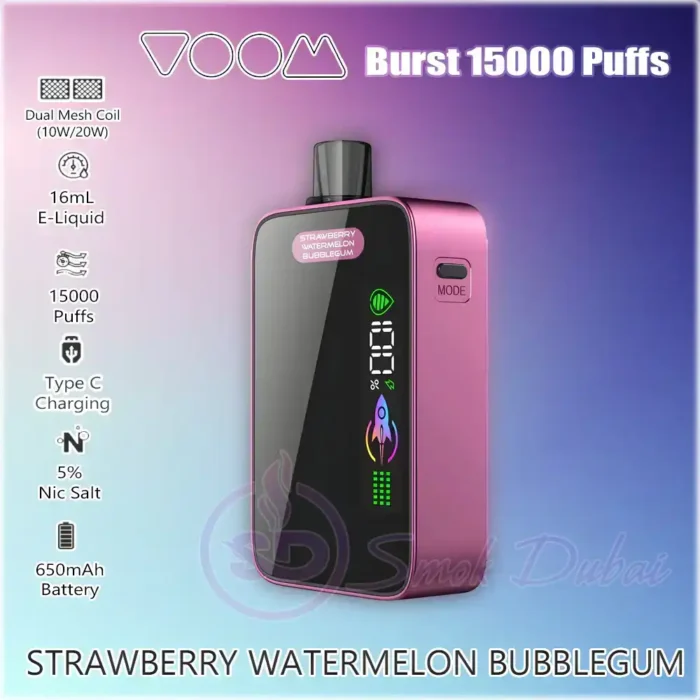 Voom-Burst-15000-Puffs-Strawberry-Watermelon-Bubblegum