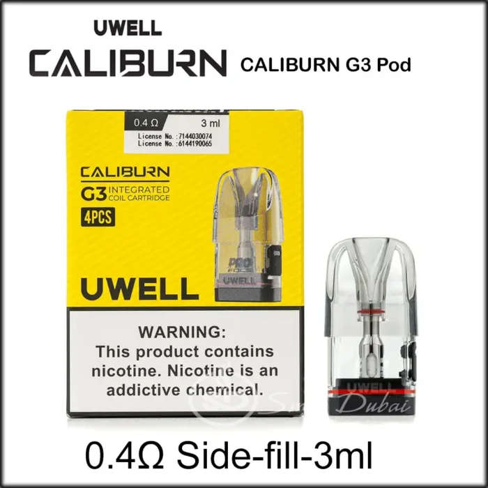 uwell-caliburn-g3-pod-Cartridge-0.4ohm