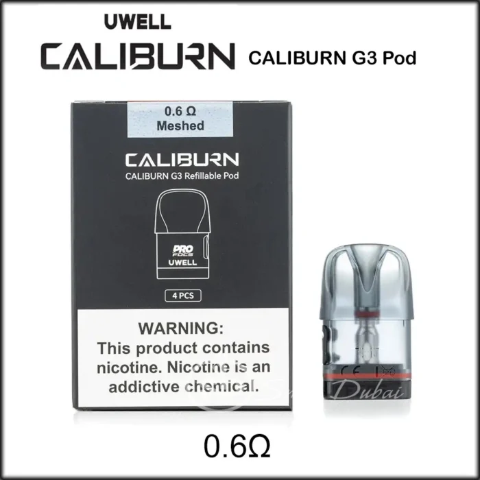 uwell-caliburn-g3-pod-Cartridge-0.6ohm