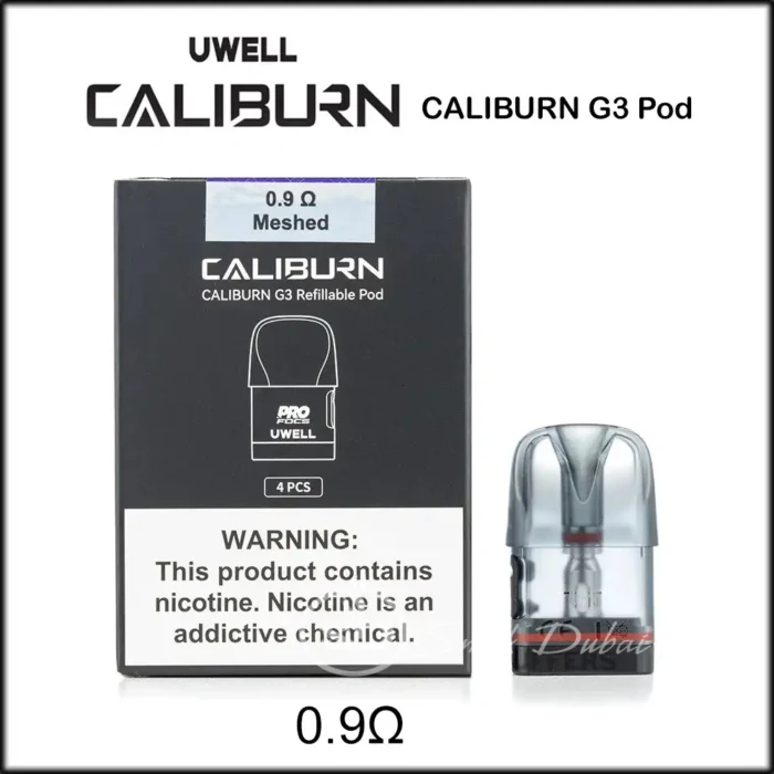uwell-caliburn-g3-pod-Cartridge-0.9ohm