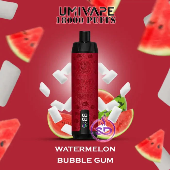 Umivape-U-Bar-18000-Puffs-Disposable-Vape-Watermelon-Bubble-Gum