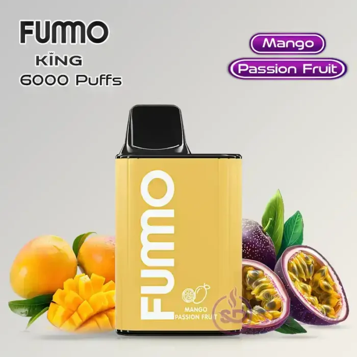 Fumo-King-6000-Puffs-Disposable-Vape-Mango-Passion-Fruit