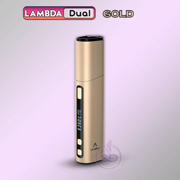 LAMBDA-Dual-Heat-Not-Burn-Device-Gold