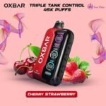OXBAR Triple Tank Control 45k Cherry-Strawberry Puffs Disposable Vape In Dubai UAE