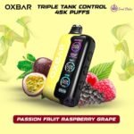 OXBAR Triple Tank Control 45k Passion-Fruit-Raspberry-Grape Puffs Disposable Vape In Dubai UAE