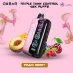 OXBAR Triple Tank Control 45k Peach-Berry Puffs Disposable Vape In Dubai UAE