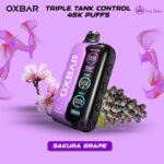 OXBAR Triple Tank Control 45k Sakura-Grape Puffs Disposable Vape In Dubai UAE