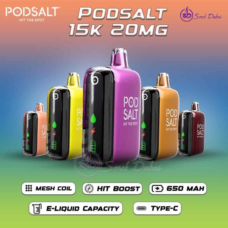 Pod Salt 15000 Puffs 20mg Disposable vape In Dubai UAE