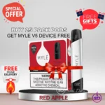 Red Apple Pods Get Free Myle V5 Device