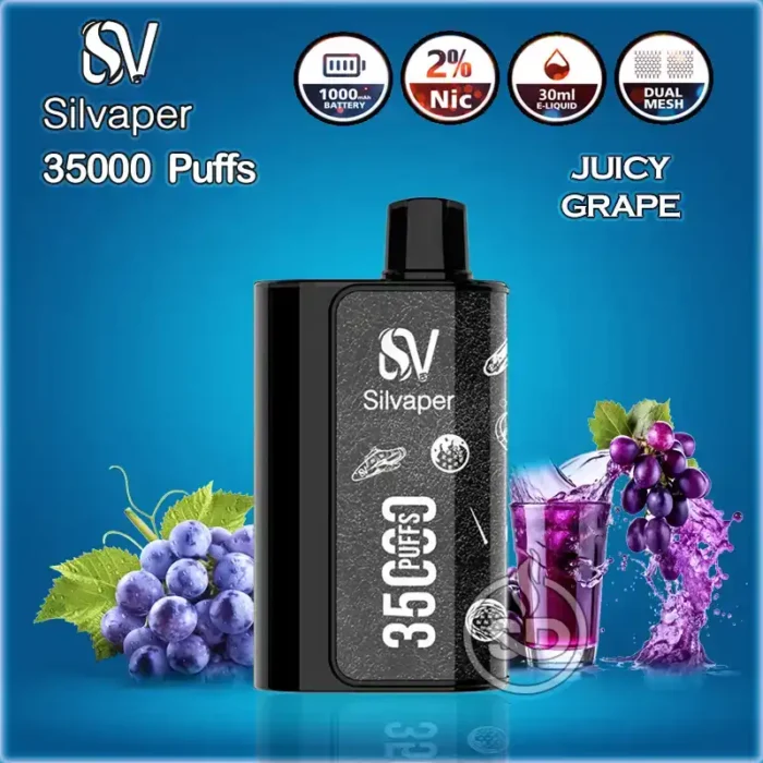 Silvaper-35000-Puffs-Disposable-Vape-Juicy-Grape